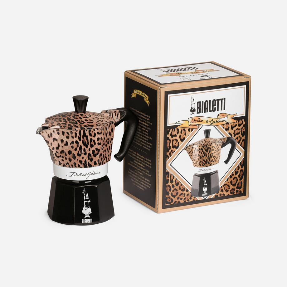 BIALETTI Cafetière Moka Express 3T D&G Leopardo 