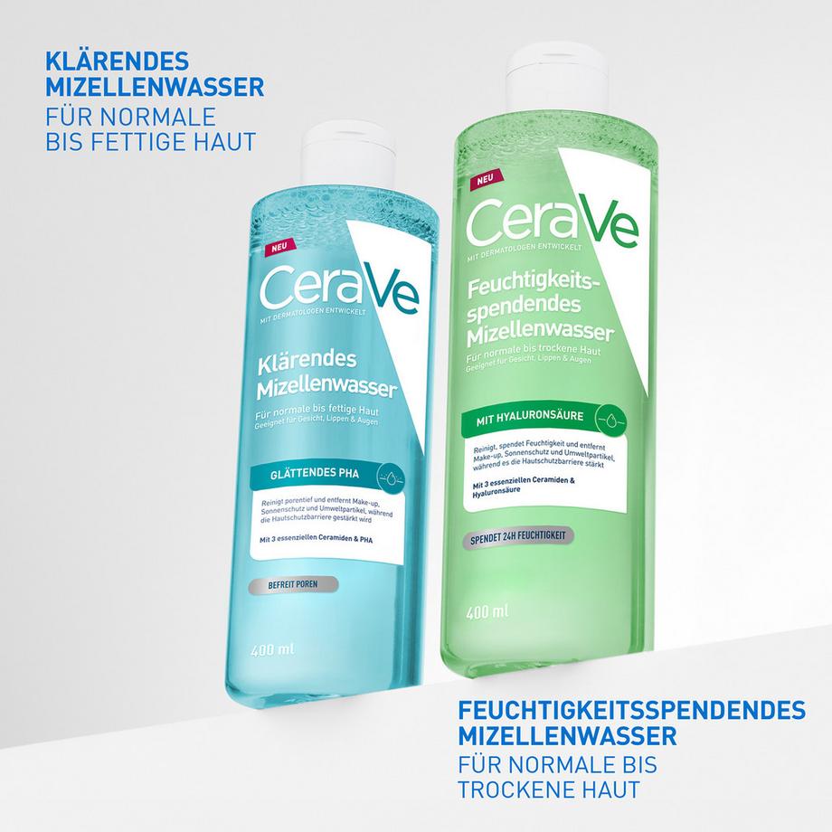 CeraVe  Feuchtigkeitsspendendes Mizellenwasser mit Hyaluronsäure 