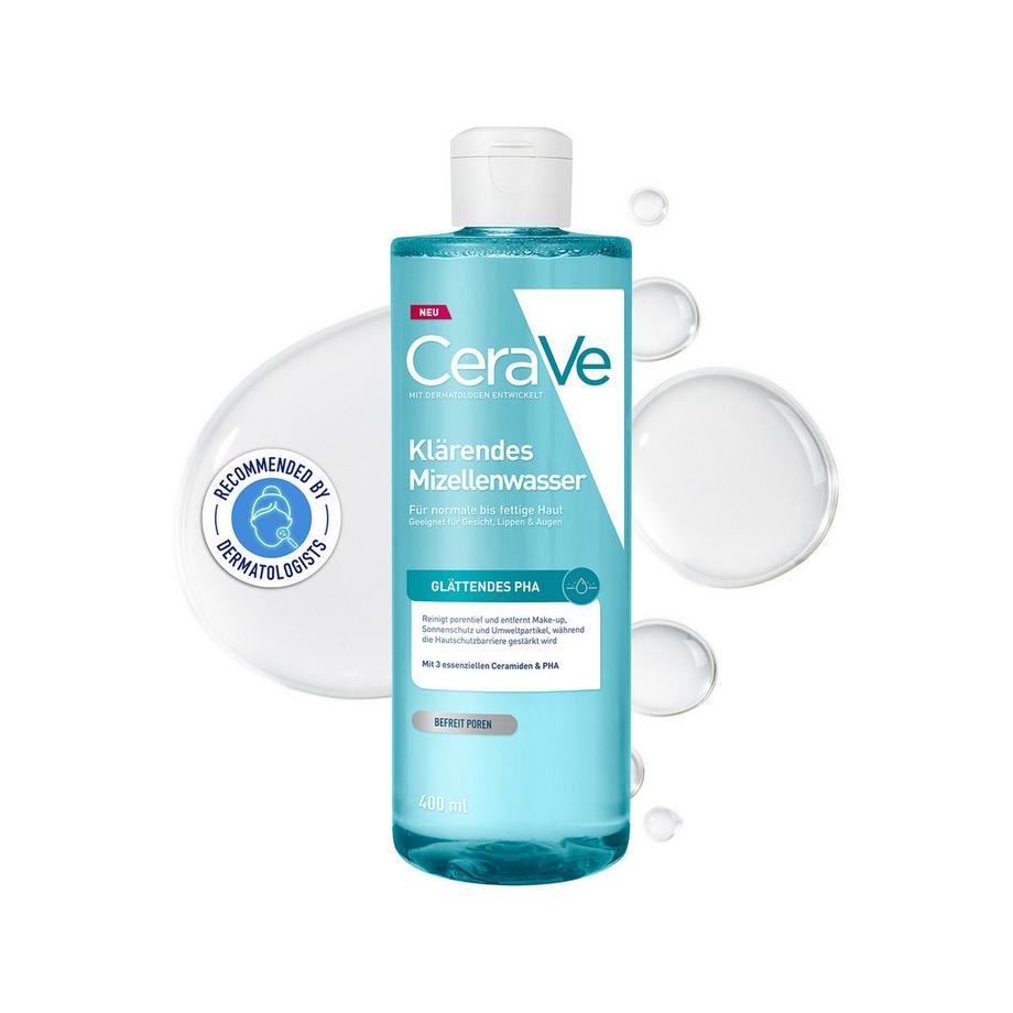 Eau micellaire purifiante élimine le maquillage et libère les pores obstrués