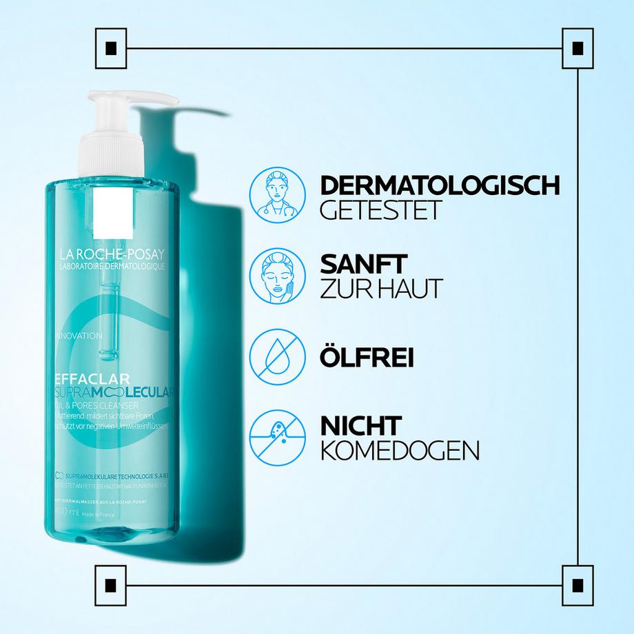 LA ROCHE POSAY  Effaclar Supramolecular Care Gel detergente 