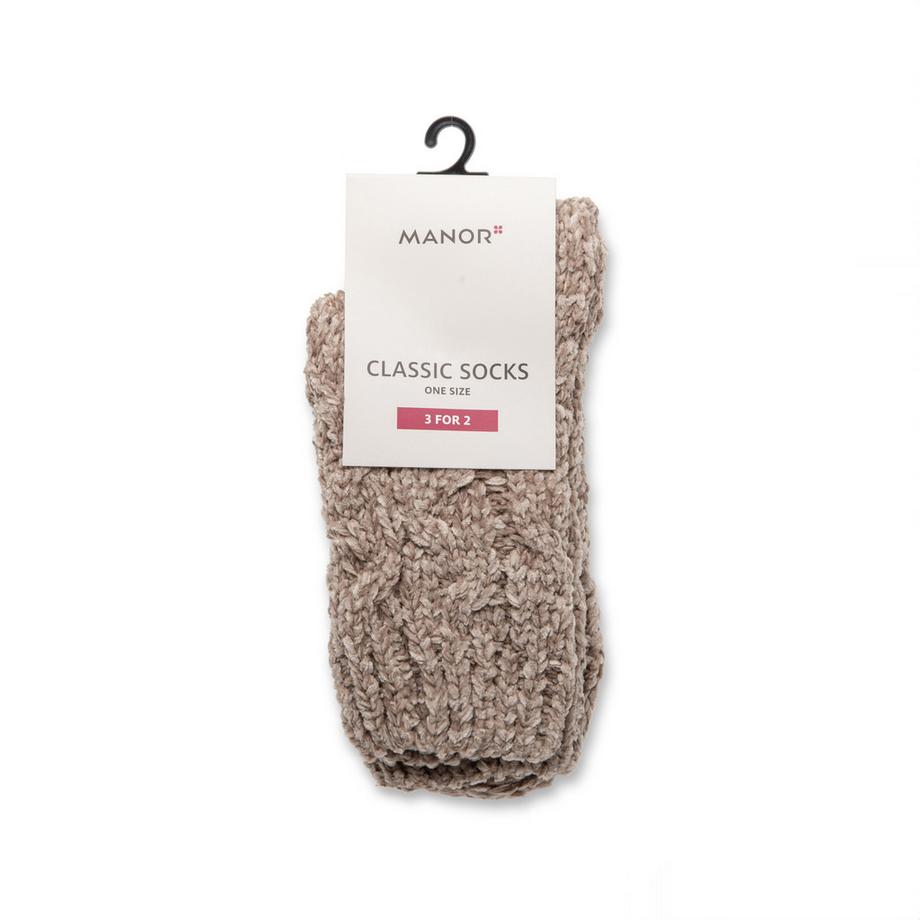 Manor Woman Chenille Single Socks for Chalet Wadenlang  