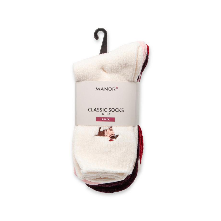 Manor Woman X-Mas Multi Pack Wadenlange Socken  