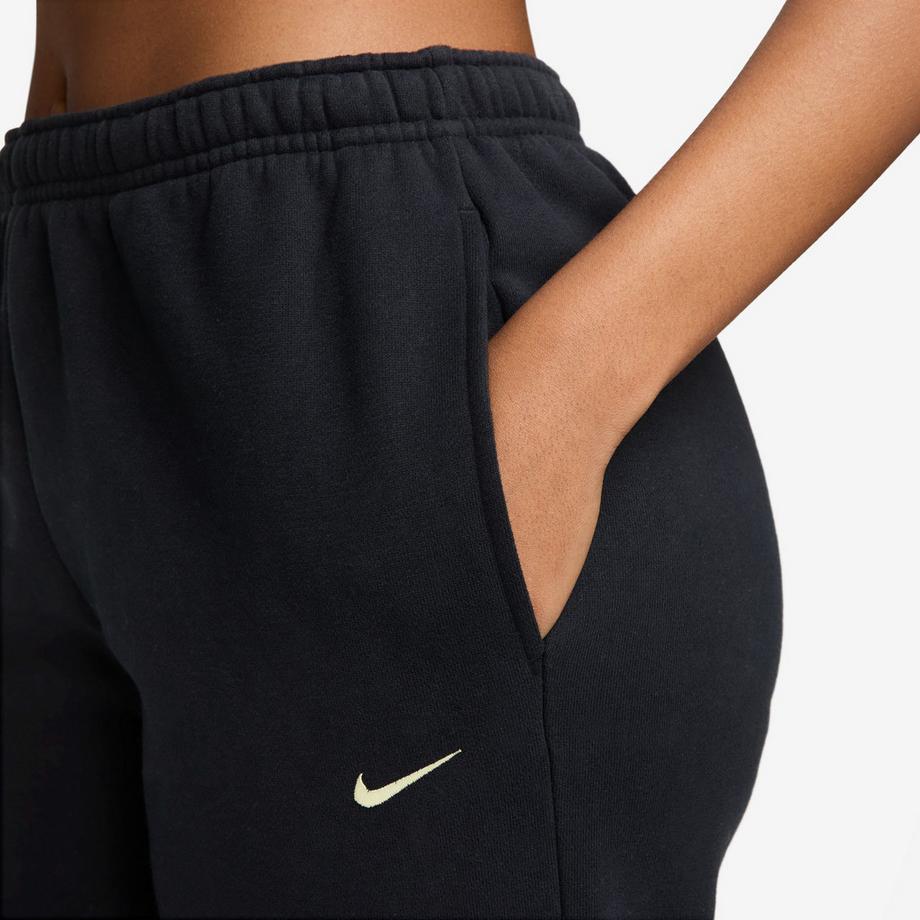 NIKE W NK STDO FLC MW MR STD CF PNT Pantalon de survêtement 