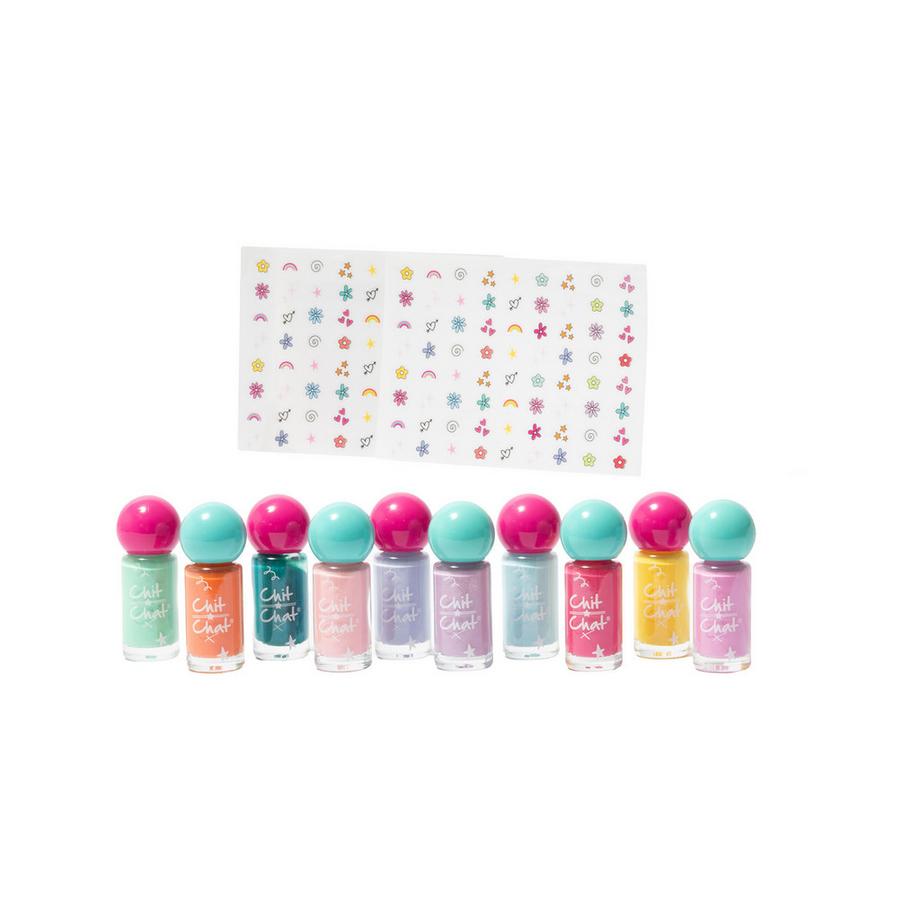 Chit Chat  Rainbow Nails 