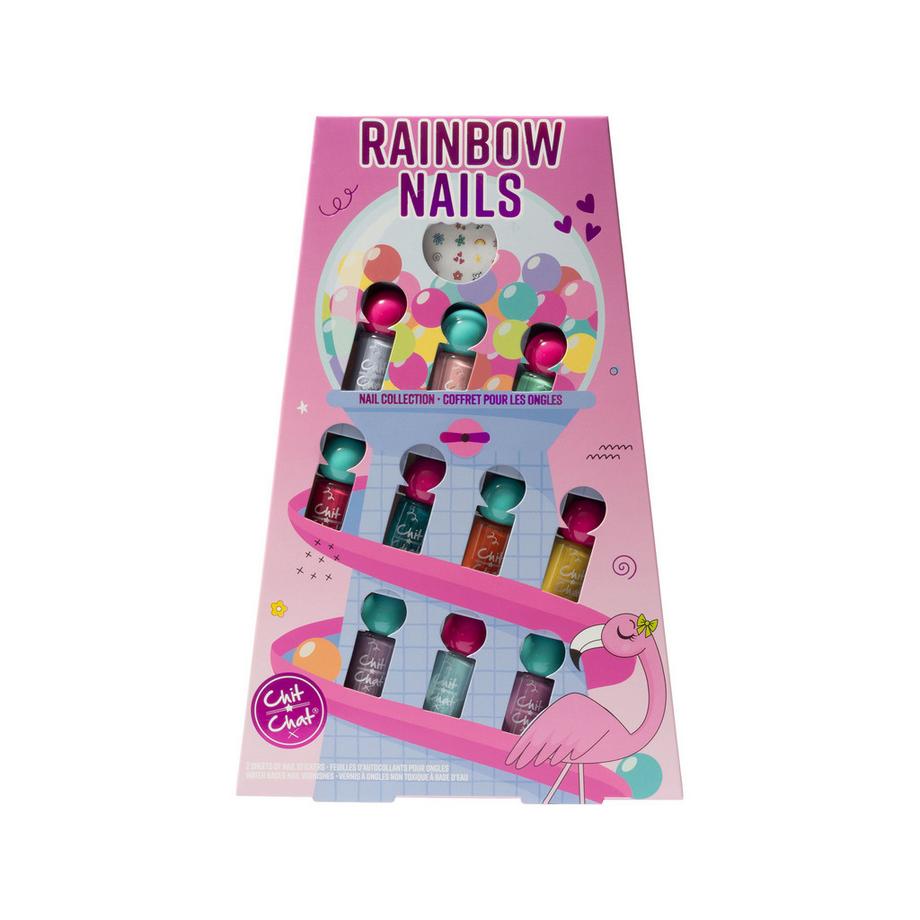 Chit Chat  Rainbow Nails 