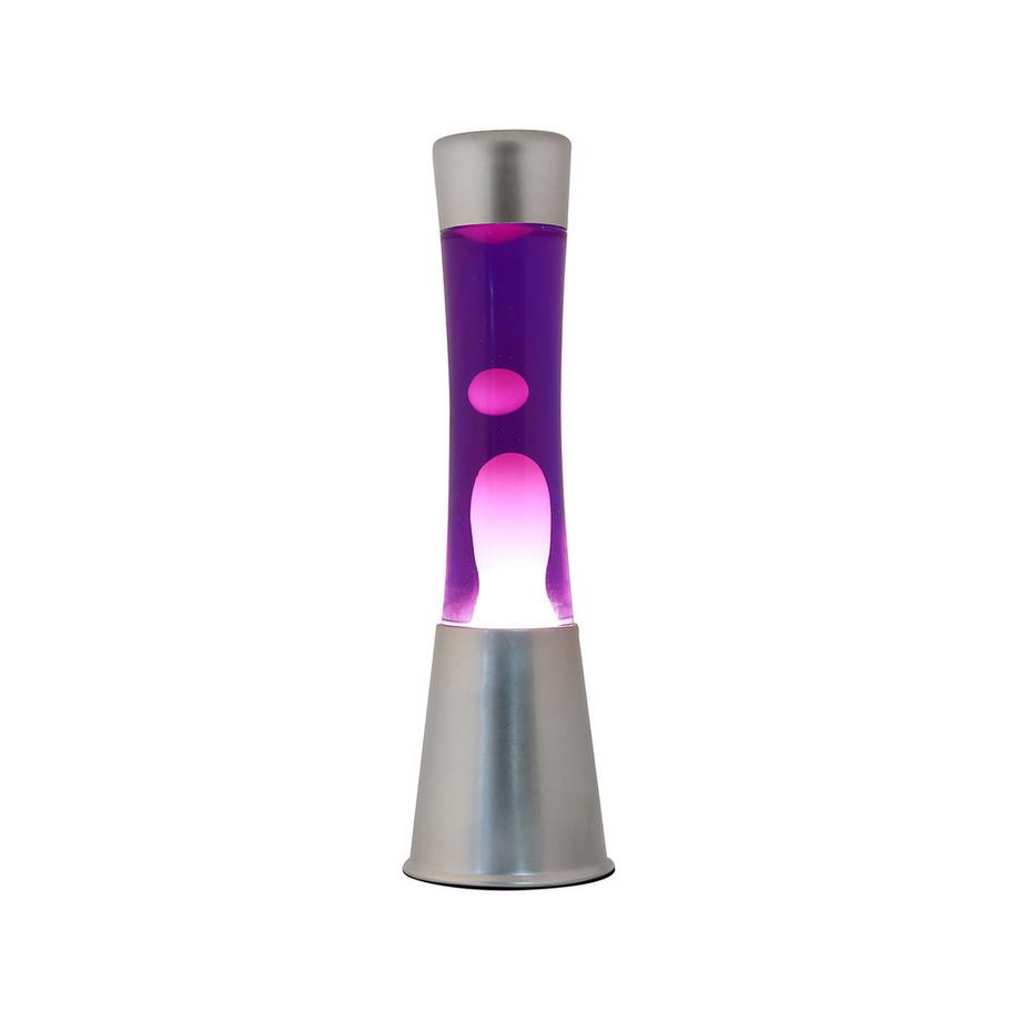Lampada lava Gravity rosa 40cm