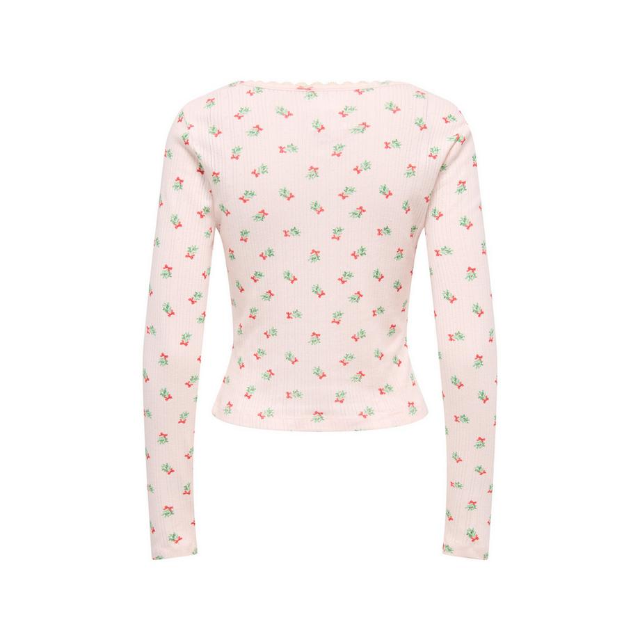 Only Lingerie T-shirt manches longues avec imprimé floral  
