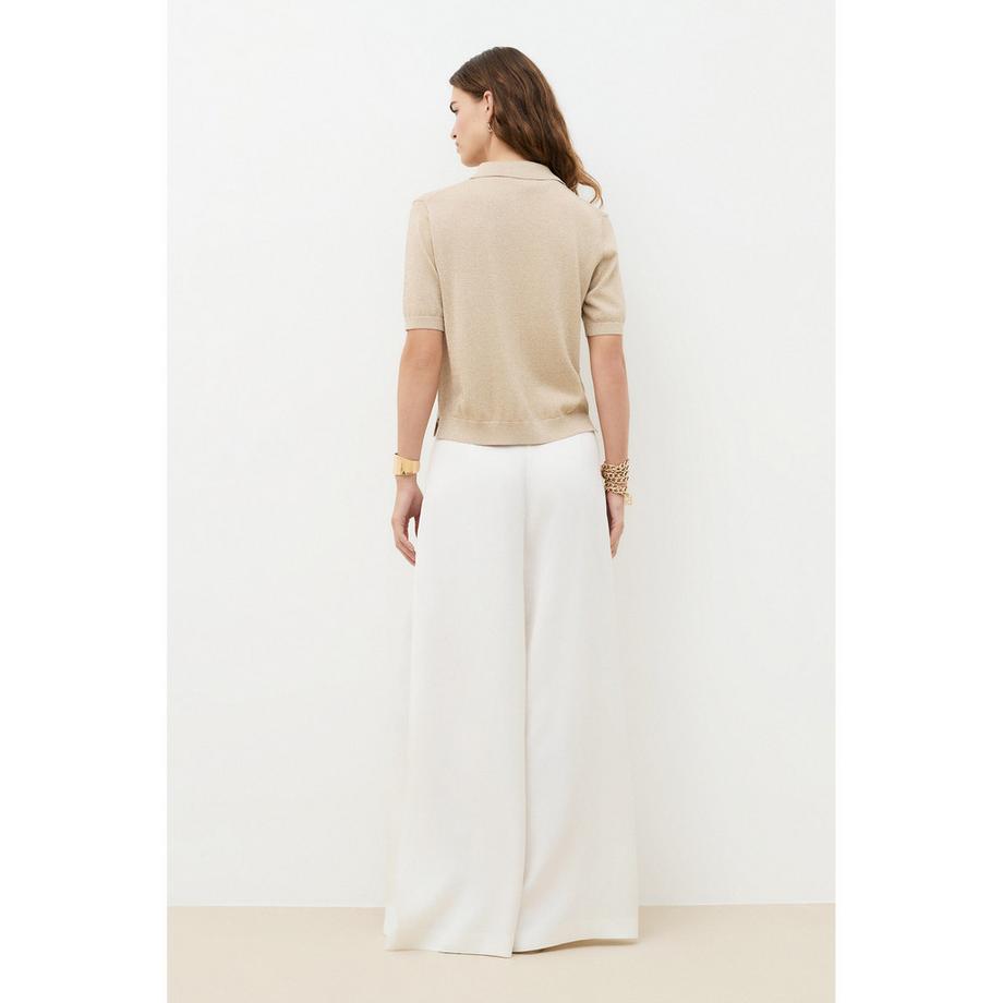 Caroll Kurzarm Polo Pullover  