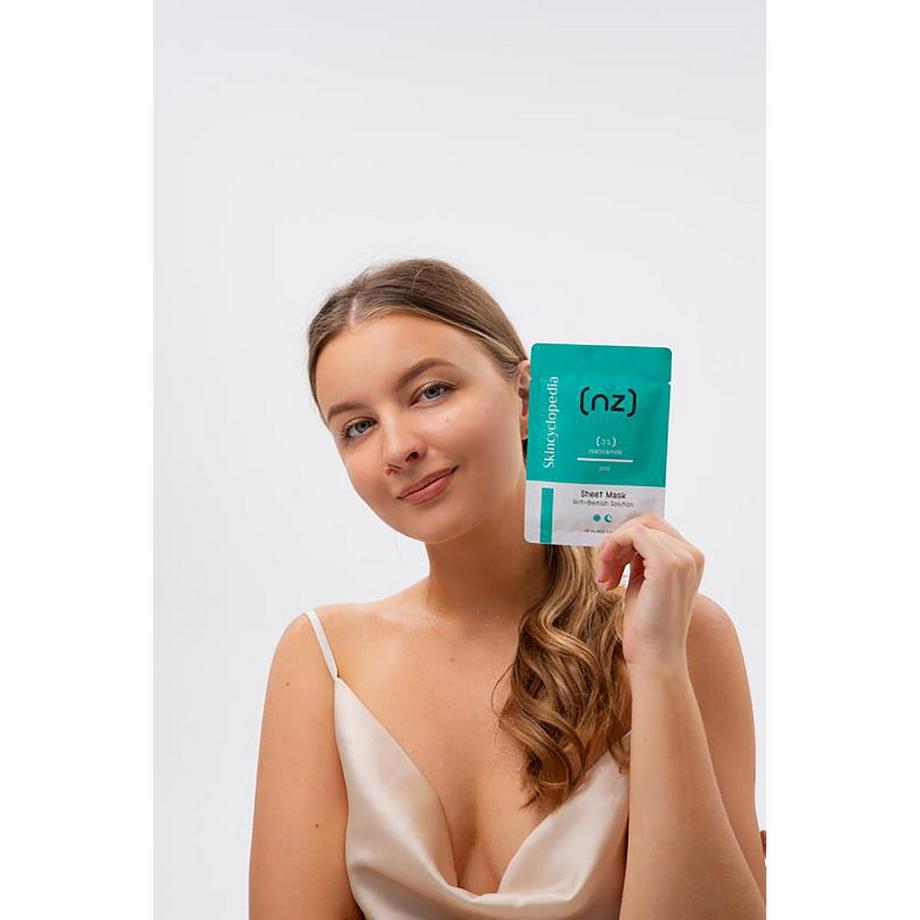 Skincyclopedia  Masque en tissu Niacinamide 3% Zinc 
