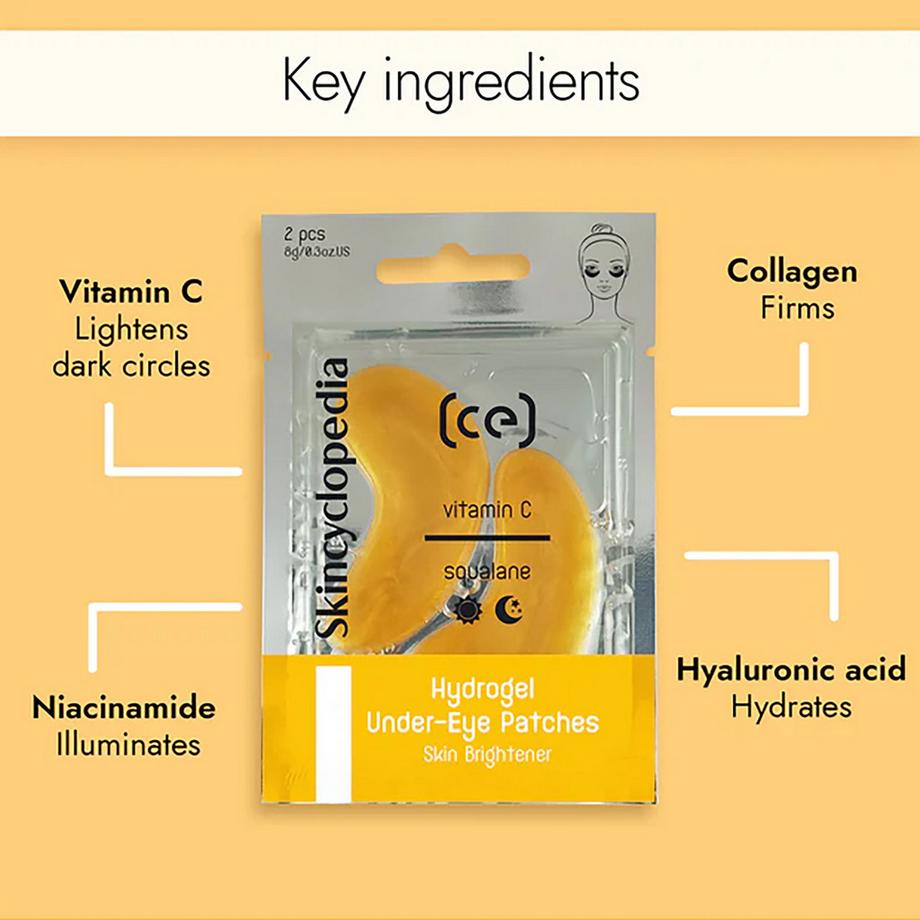 Skincyclopedia  Patchs hydrogel contour des yeux Vitamine C 