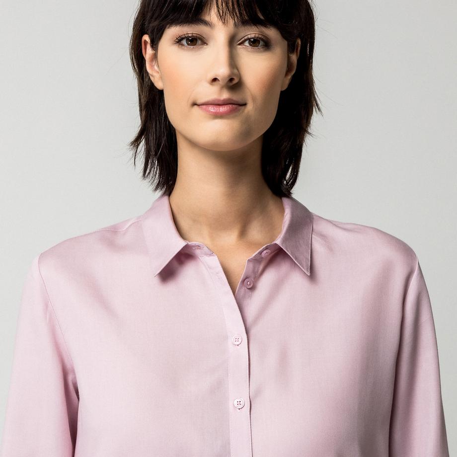 Manor Woman Langärmelige Knopfbluse  