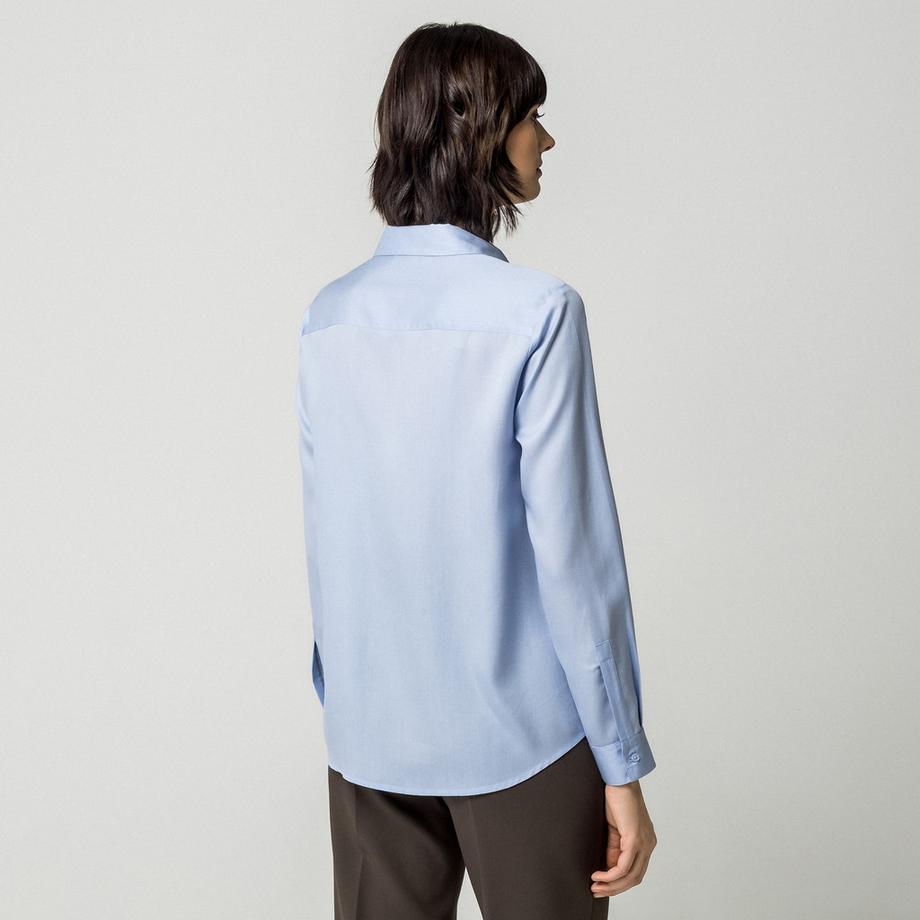 Manor Woman Langärmelige Knopfbluse  