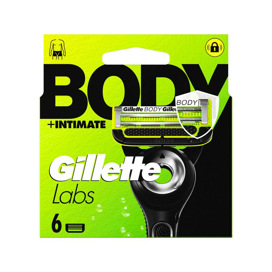Labs Body & Intimate : 6 lames de rechange pour le corps et les parties intimess