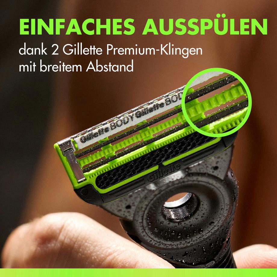 Gillette  Labs Body & Intimate : 6 lames de rechange pour le corps et les parties intimess 
