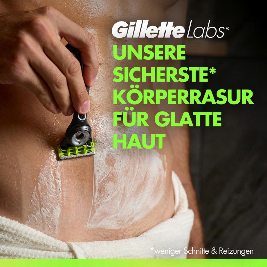 Gillette  Labs Body & Intimate : 6 lames de rechange pour le corps et les parties intimess 
