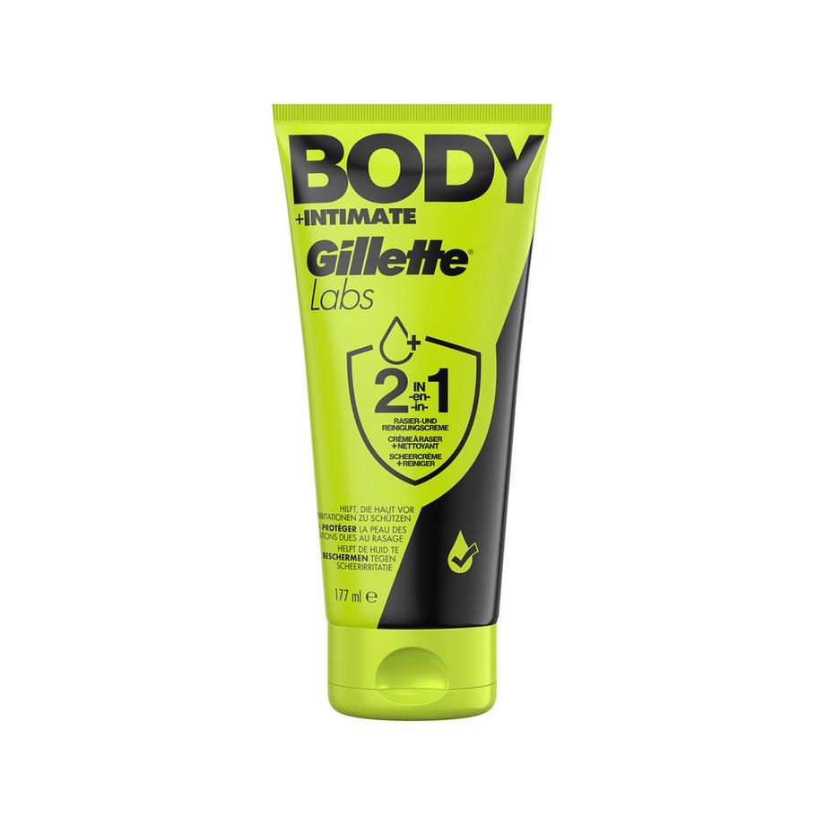 Labs Body + Intimate : crème 2 en 1 pour le rasage et le nettoyage à l'aloe vera