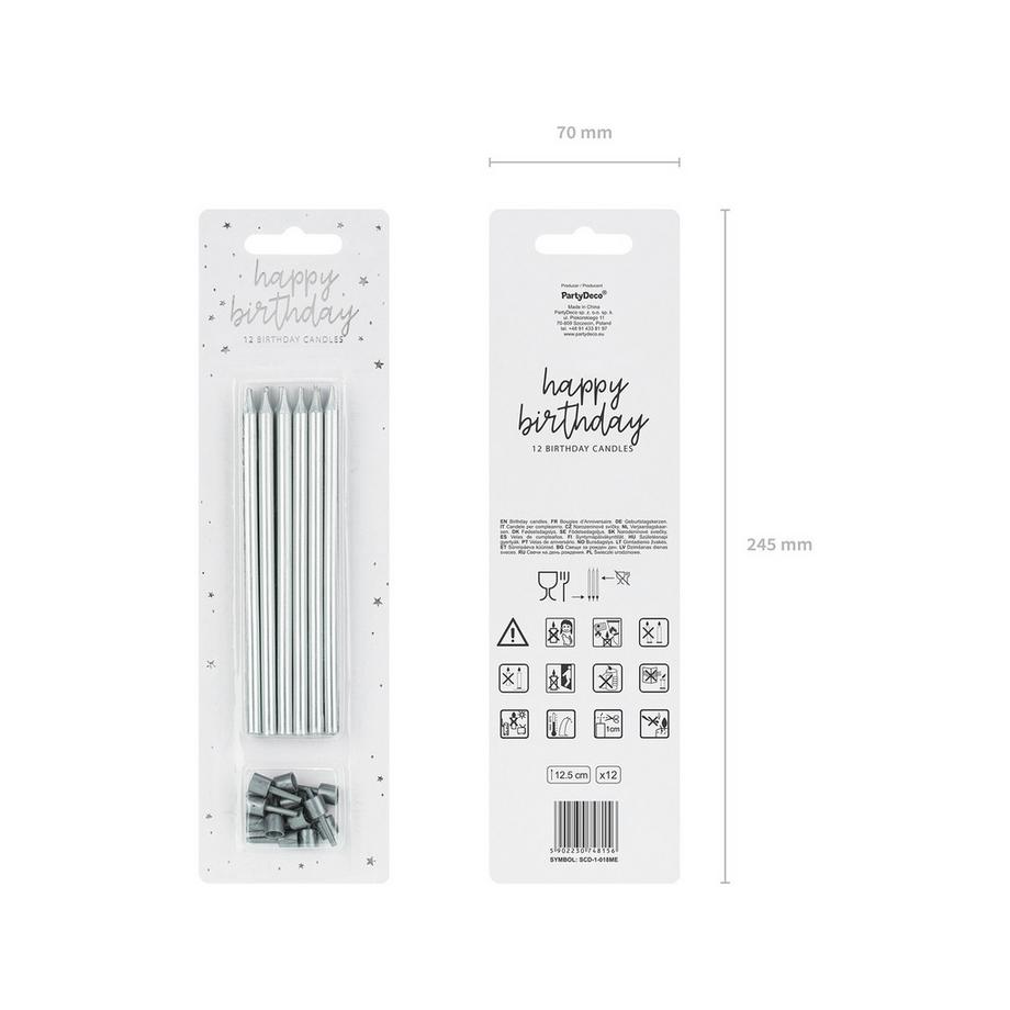 PartyDeco Set candele dolci  