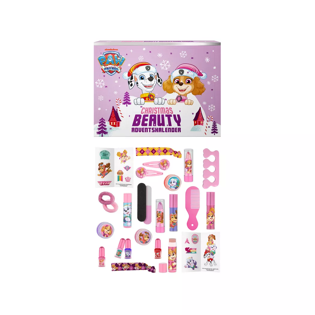 PAW PATROL - Kinder-Kosmetik Adventskalender, Set
