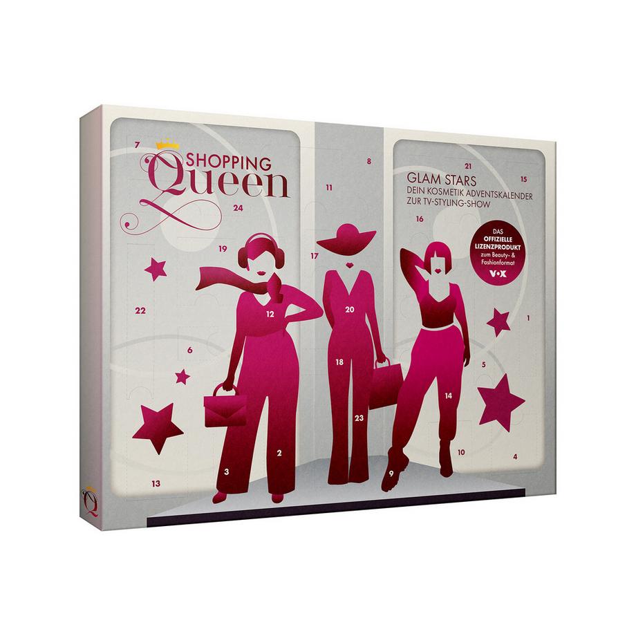 Shopping Queen  Glam Stars - Ton calendrier de l'Avent cosmétique pour l'émission de relooking TV 