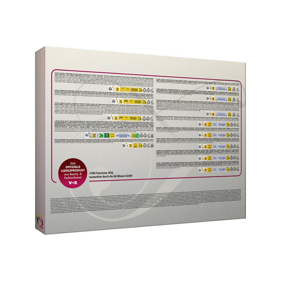 Shopping Queen  Glam Stars - Ton calendrier de l'Avent cosmétique pour l'émission de relooking TV 