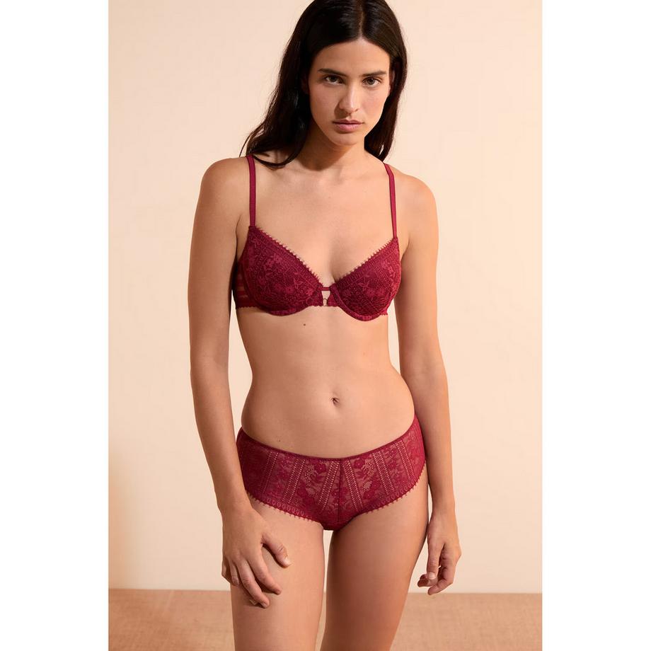 Etam Soutien-gorge en dentelle à motif floral  