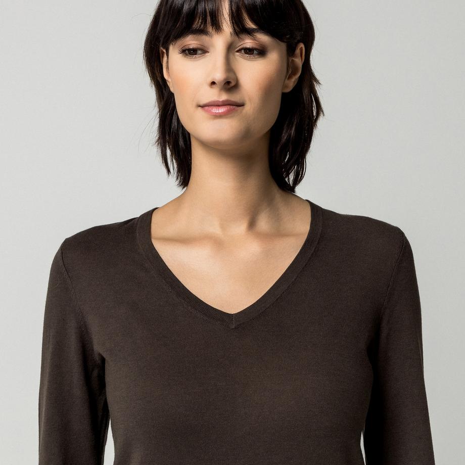 Manor Woman Maglione collo a V  