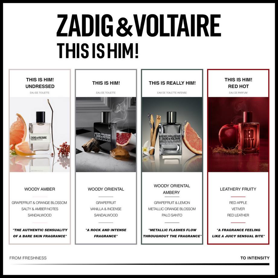 ZADIG & VOLTAIRE This is Him! Red Hot Eau de Parfum  