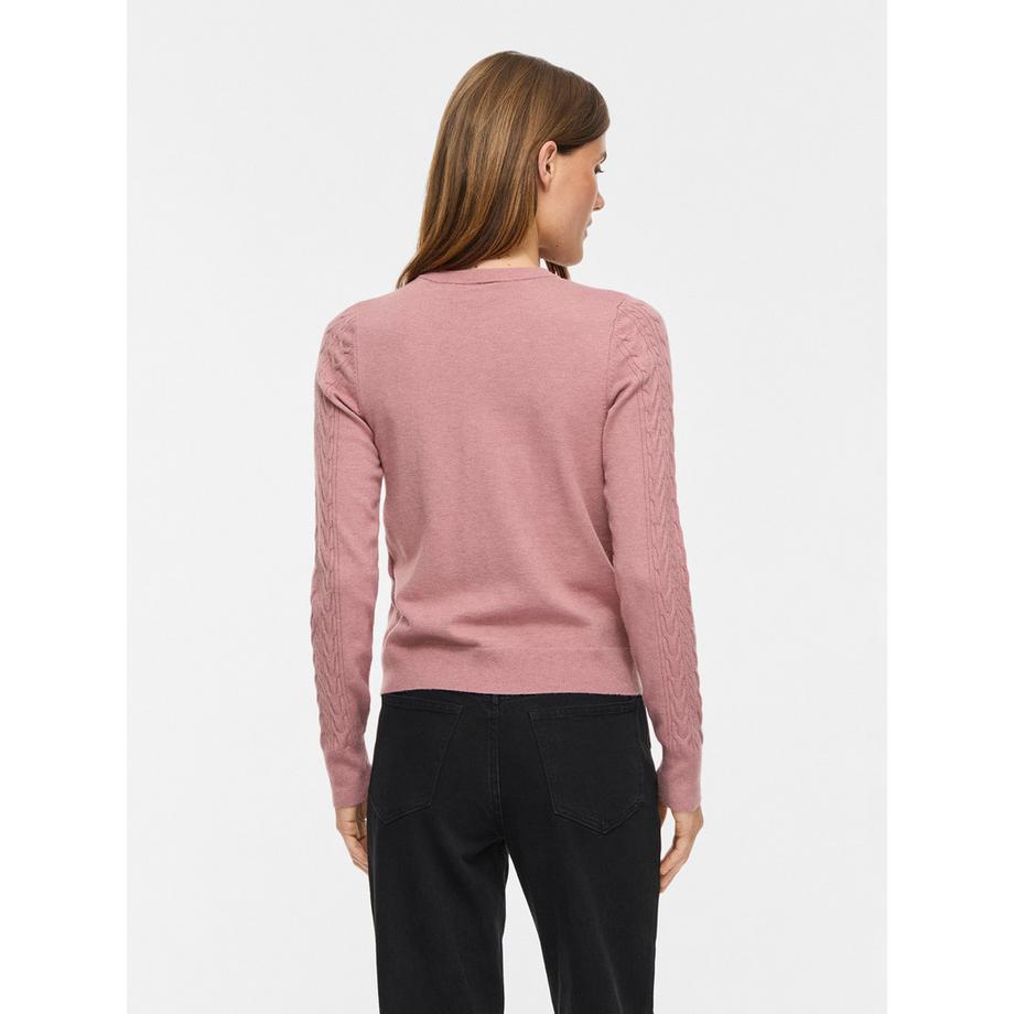 VILA Cardigan tricoté Vikerry à motif torsadé  