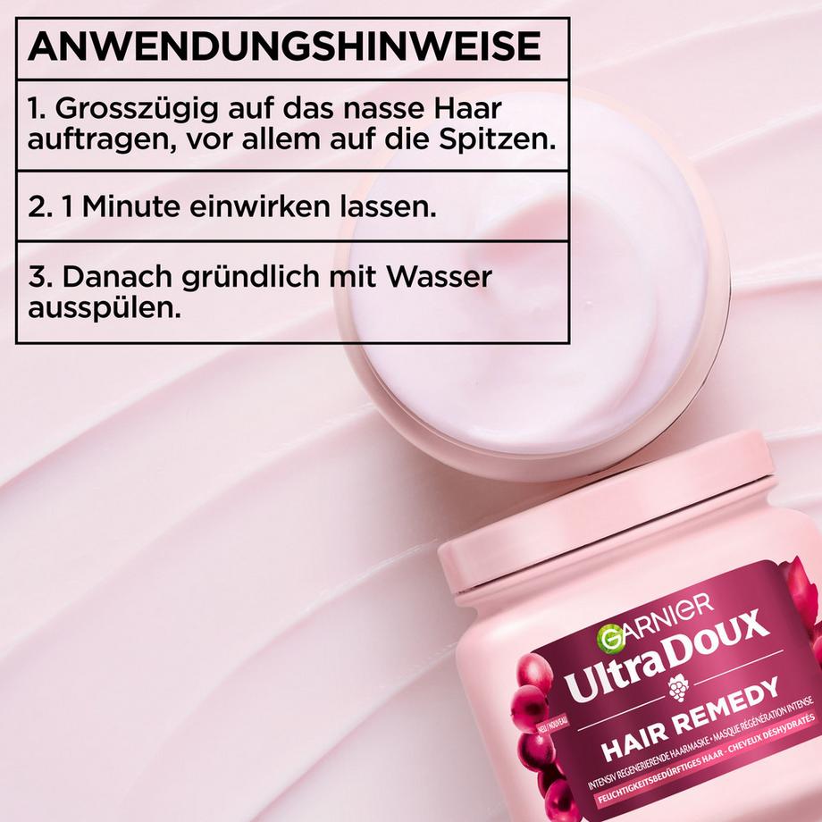 GARNIER  Ultra Doux Soin capillaire 1 minute 