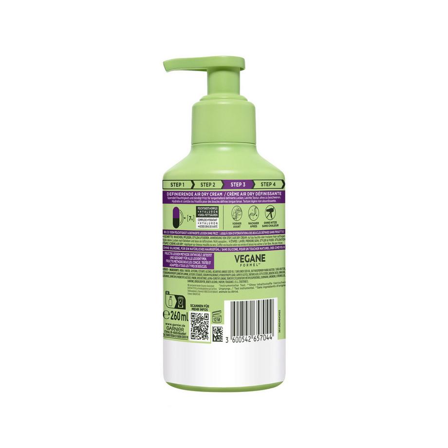 GARNIER  Fructis Méthode Boucles Crème Air Dry 
