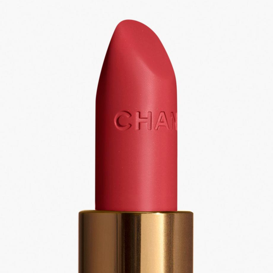 CHANEL ROUGE COCO SATIN LIPSTICK 100 LE ROUGE SATINÉ SOIN HYDRATANT ET LISSANT LONGUE TENUE 