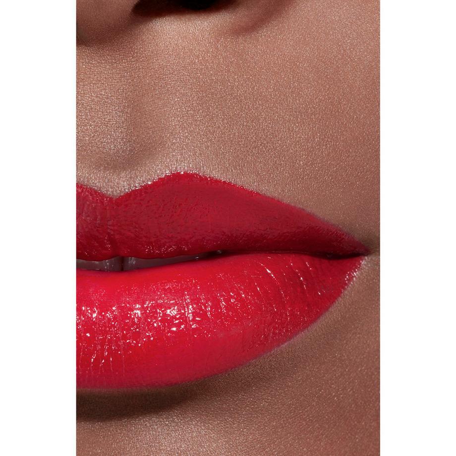 CHANEL ROUGE COCO SATIN LIPSTICK 100 LE ROUGE SATINÉ SOIN HYDRATANT ET LISSANT LONGUE TENUE 