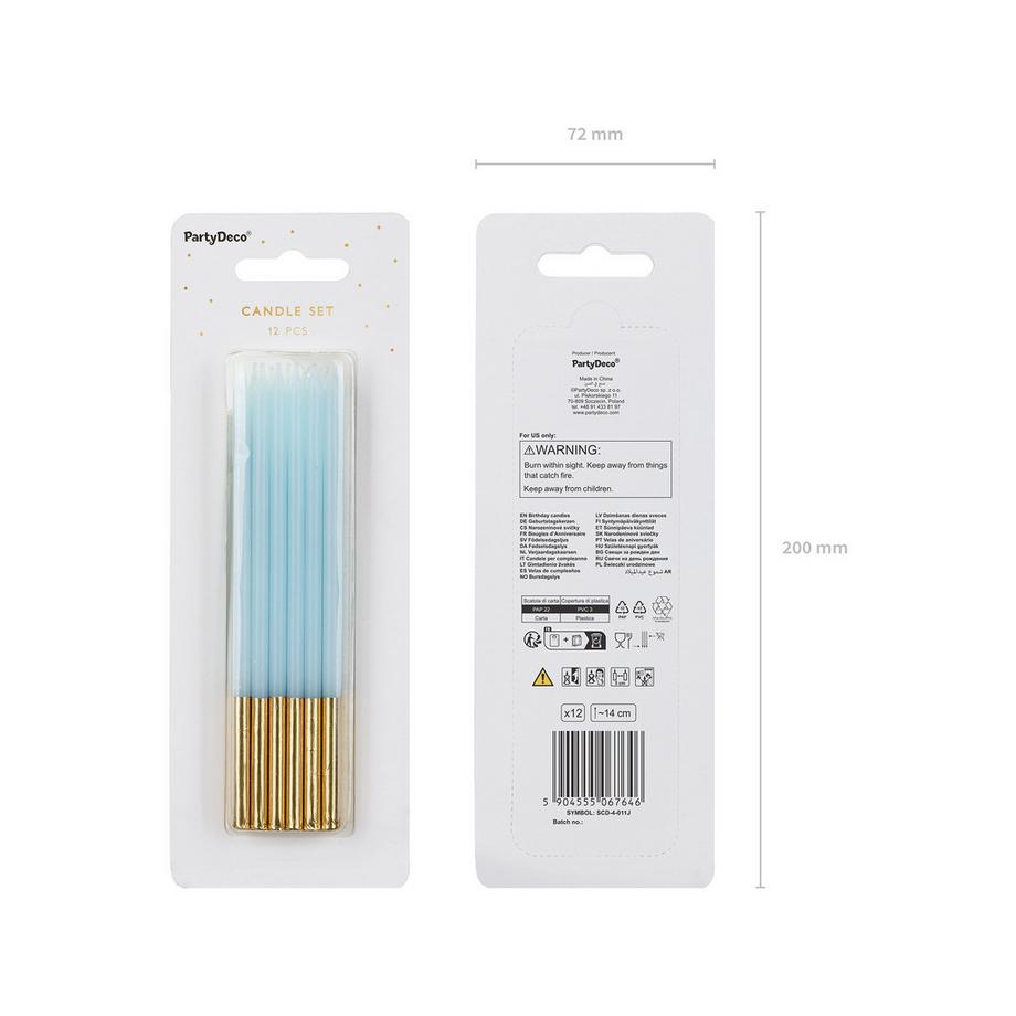 PartyDeco Set candele dolci  