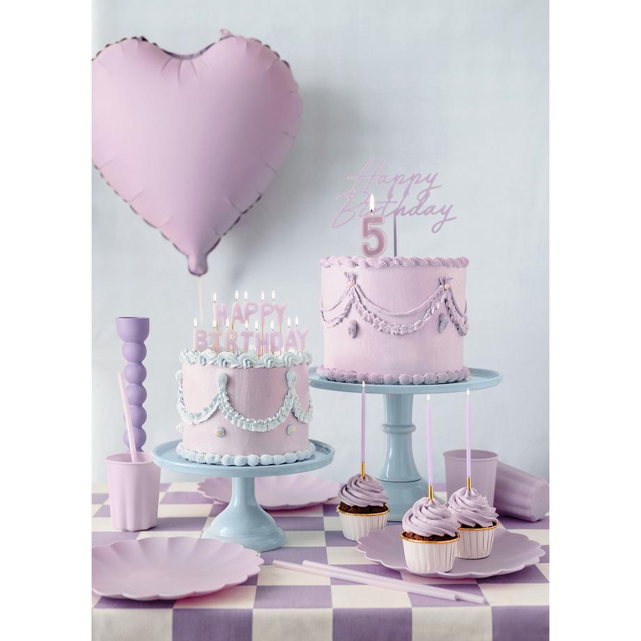 PartyDeco Set bougies gâteau  