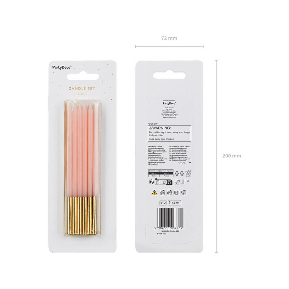 PartyDeco Set candele dolci  