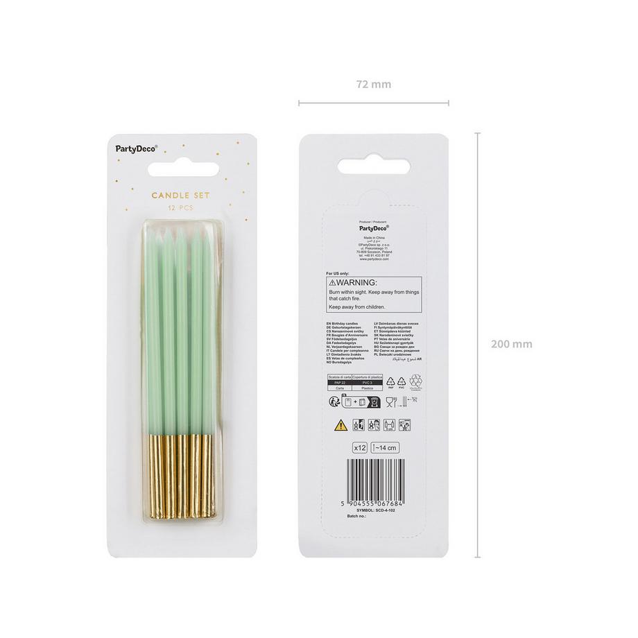 PartyDeco Set candele dolci  