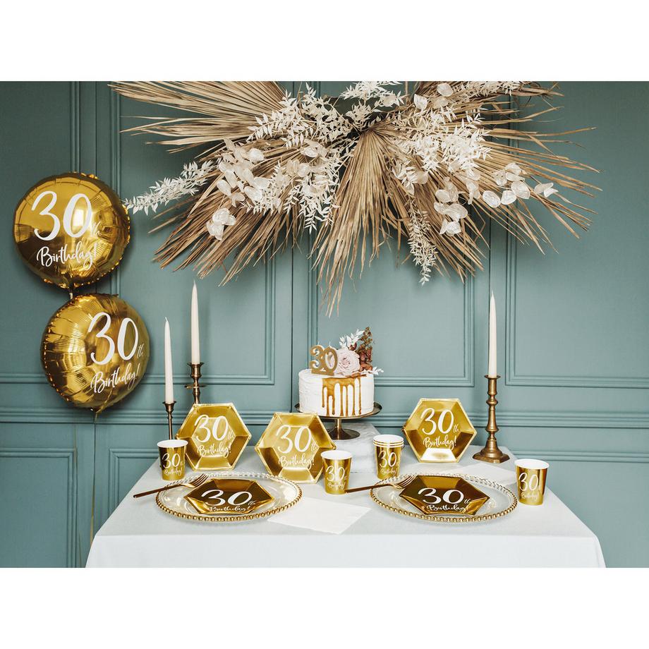 PartyDeco Bougie Anniversaire 30 