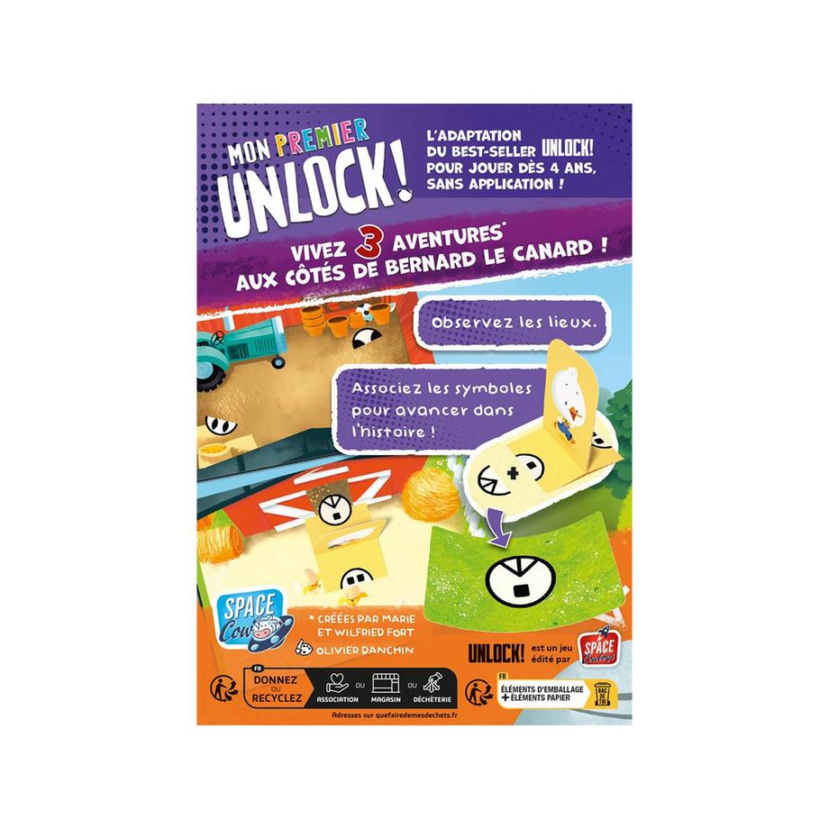 Asmodée  Mon Premier Unlock! Histoires de Canard, francese 