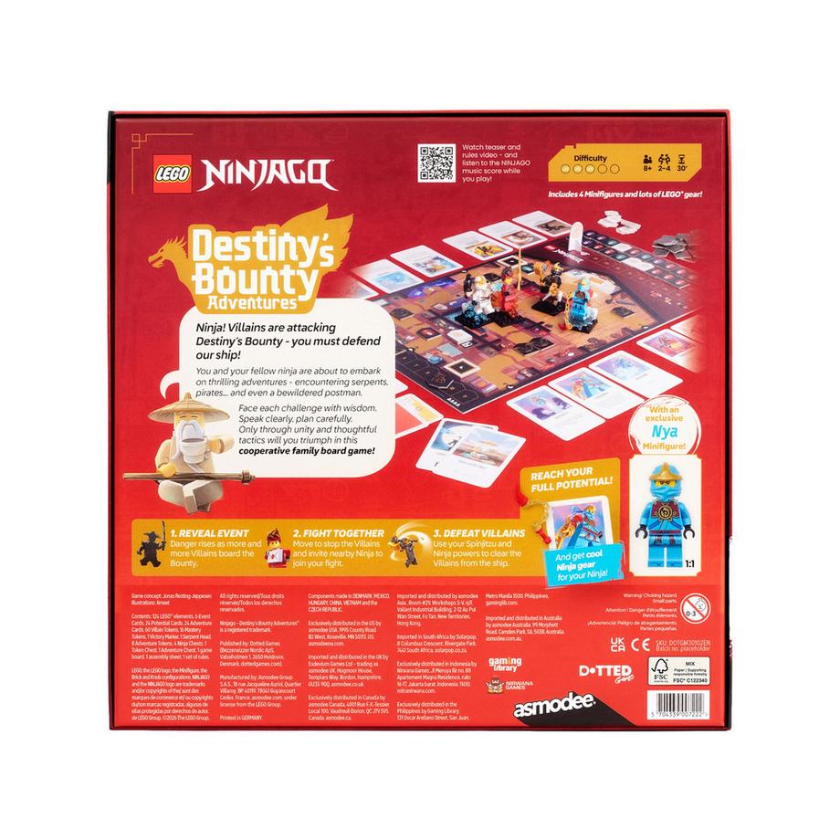 Asmodée  Ninjago Destiny's Bounty, français 