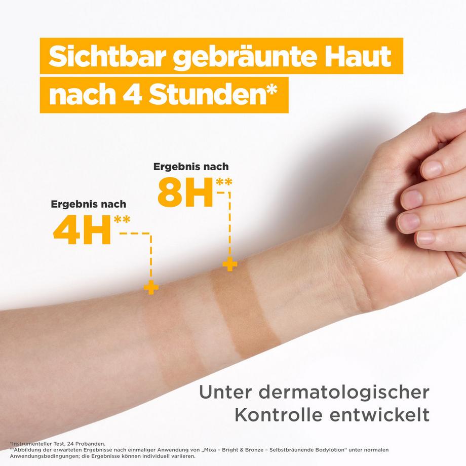 Mixa  Lotion corporelle autobronzante Bright & Bronze 