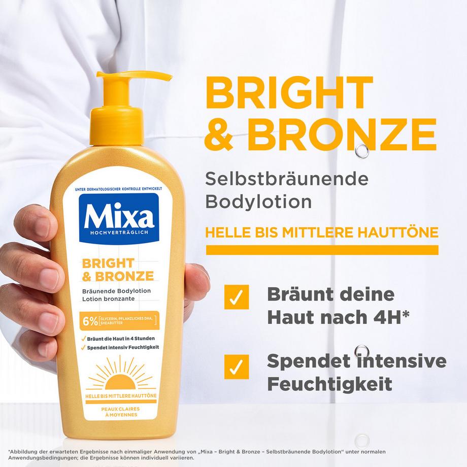 Mixa  Lotion corporelle autobronzante Bright & Bronze 