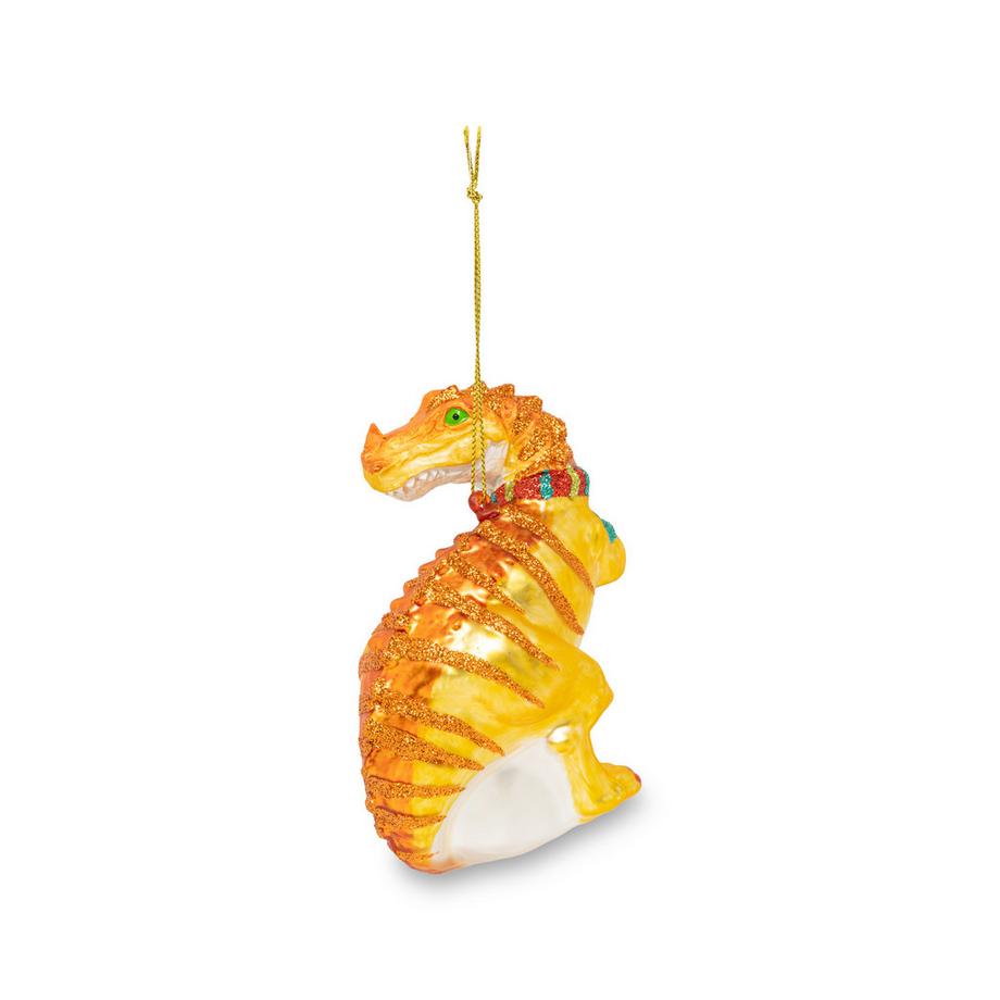 Manor Home Lustiger Weihnachtsbaumanhänger Dino 