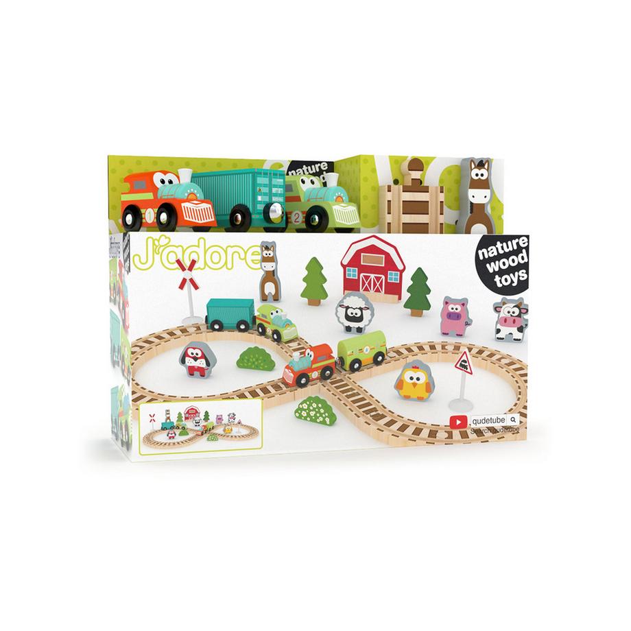 J'adore  Farm Train Set 