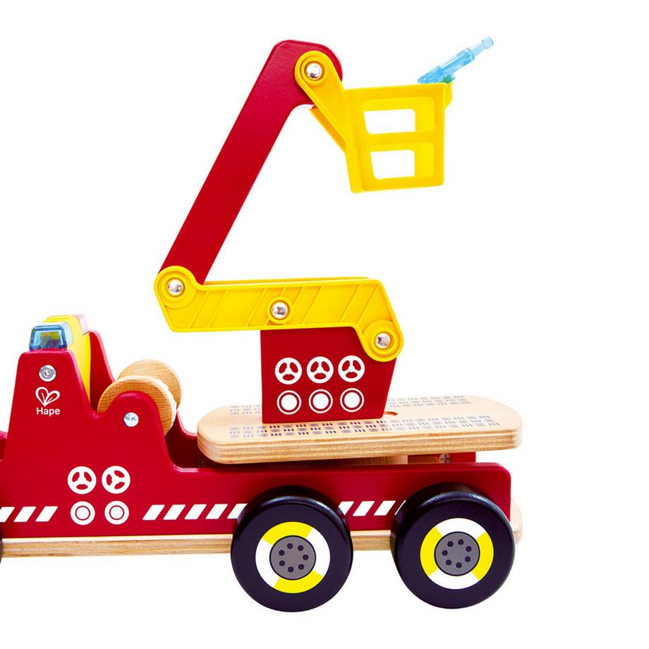 Hape  Siren & Lights Toy Fire Truck 
