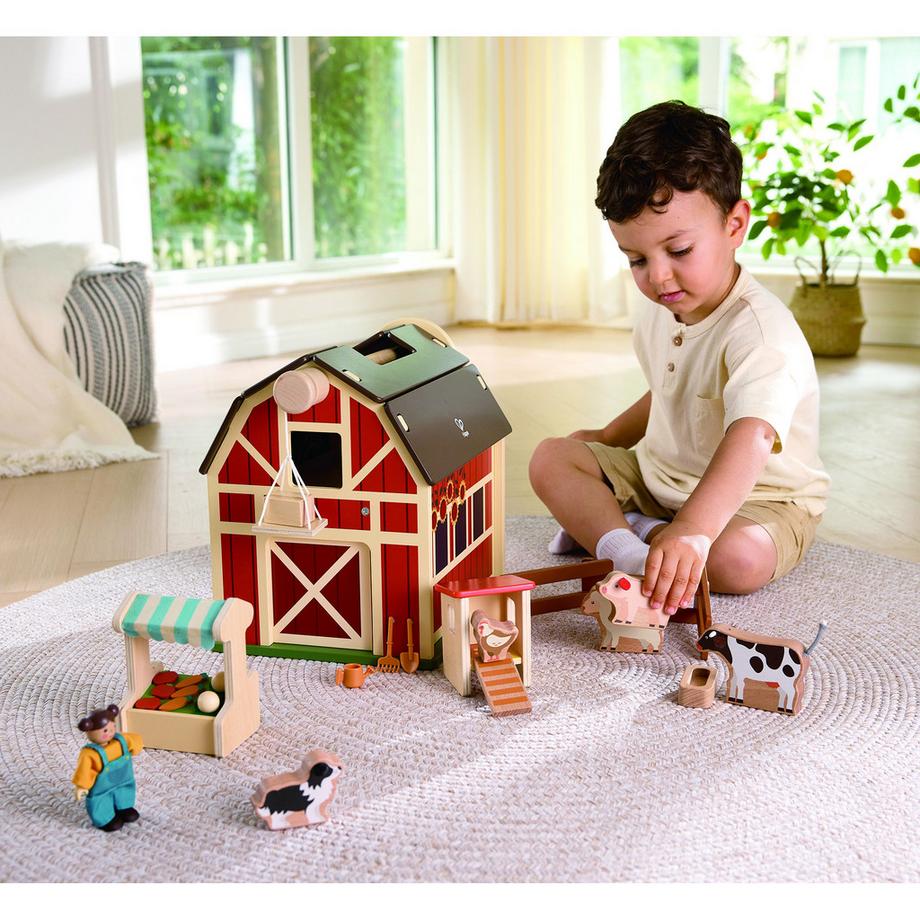 Hape  Happy Farm Playset 