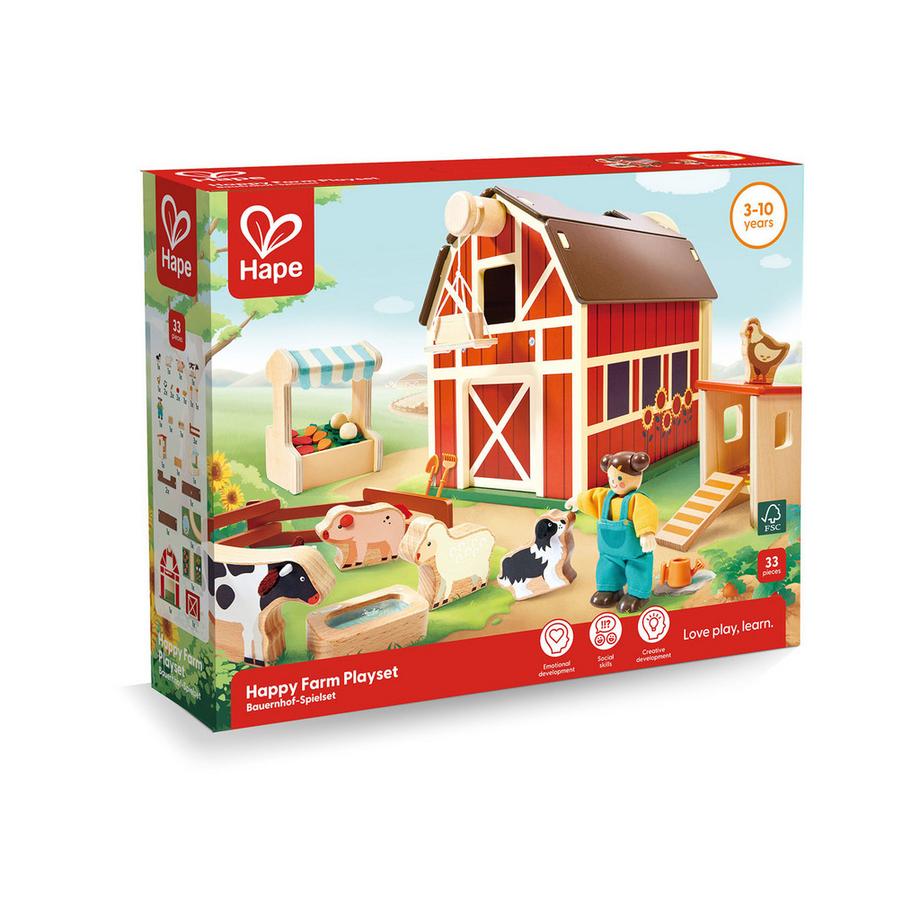 Hape  Happy Farm Playset 