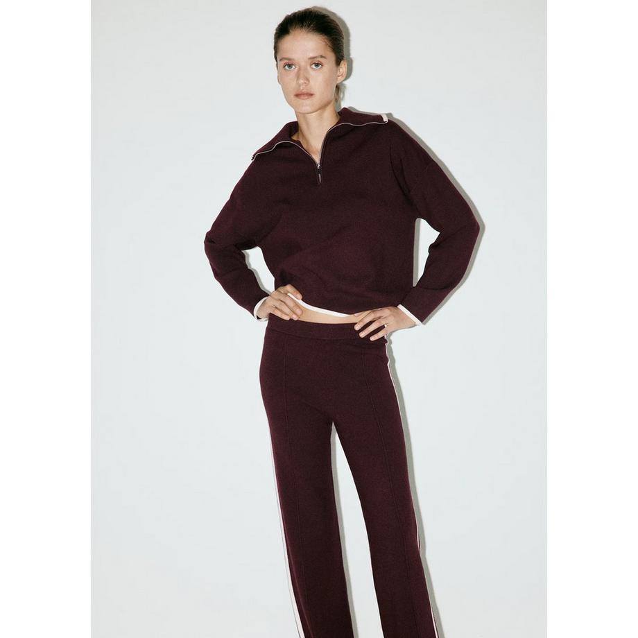 MANGO Pantalon large Latas  
