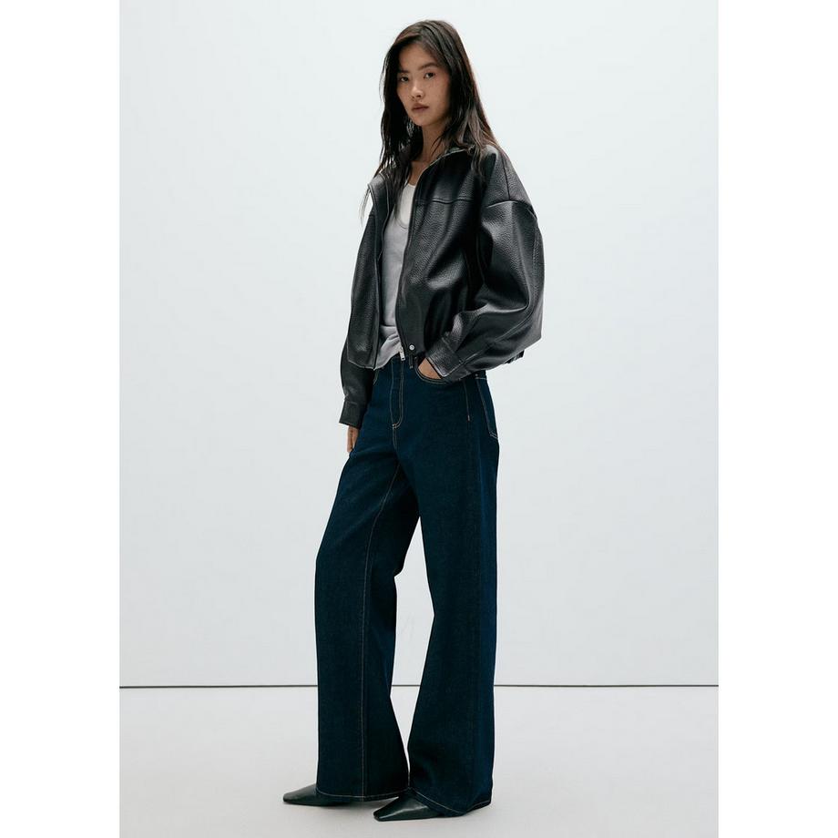 MANGO Belt Giacca Oversized  