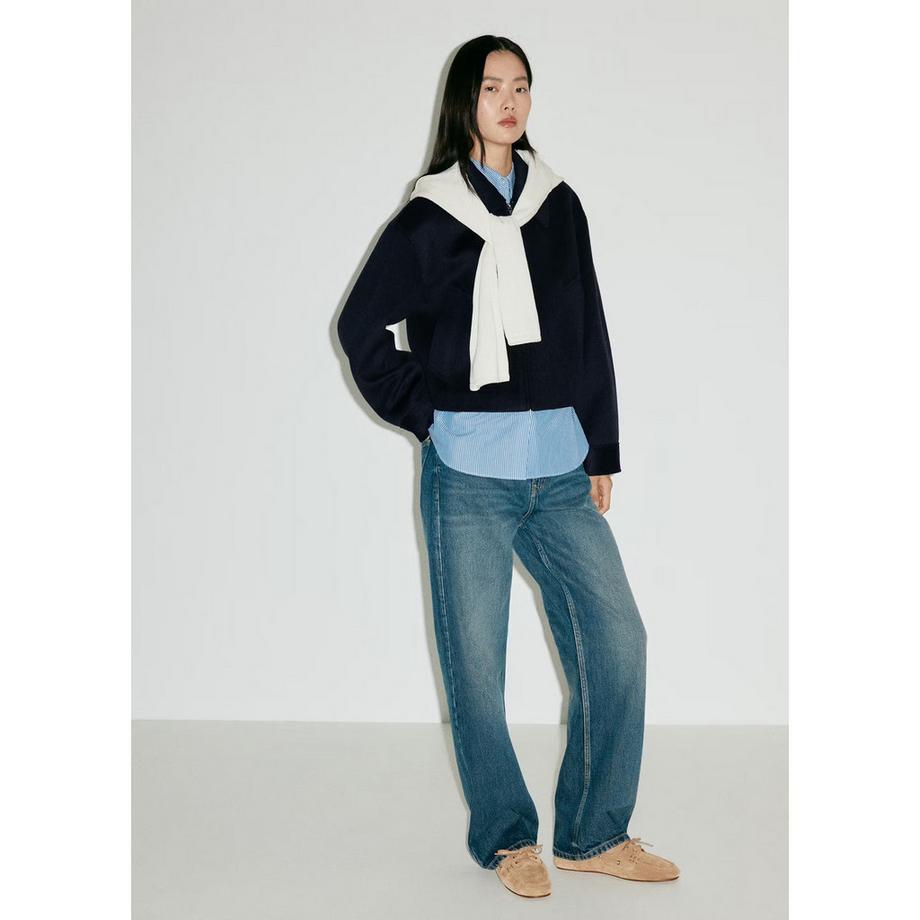 MANGO Candyx Giacca con Cerniera Frontale  