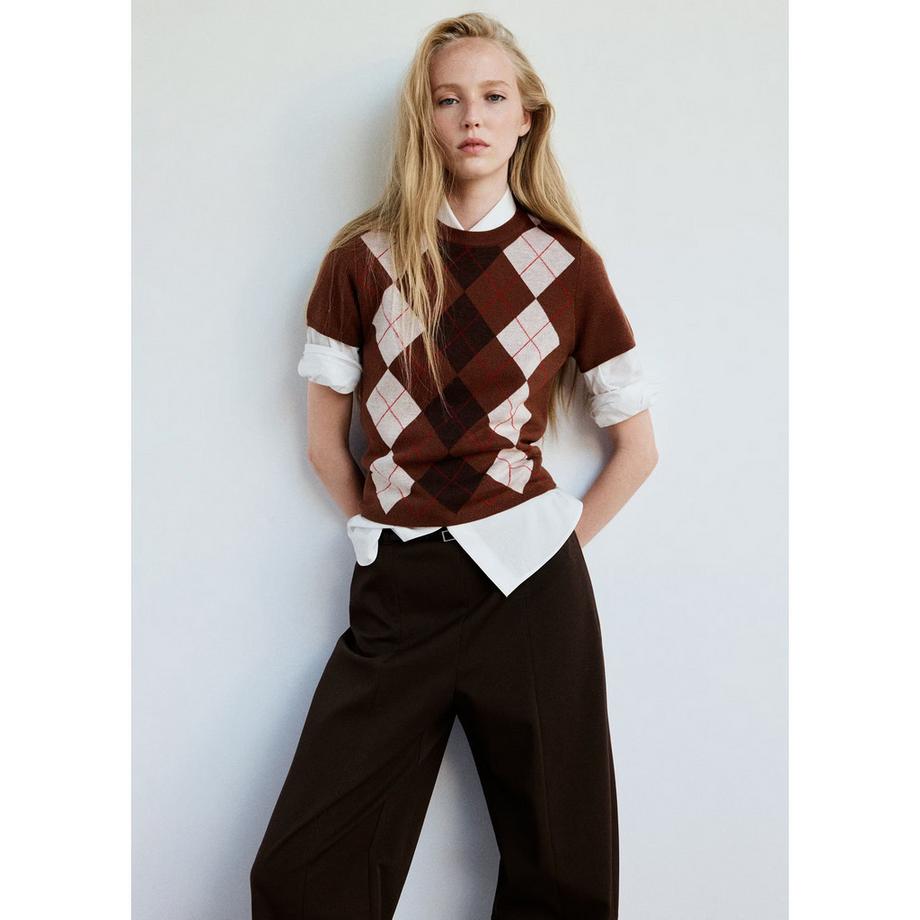 MANGO BARBELT Pantalon à jambes larges  